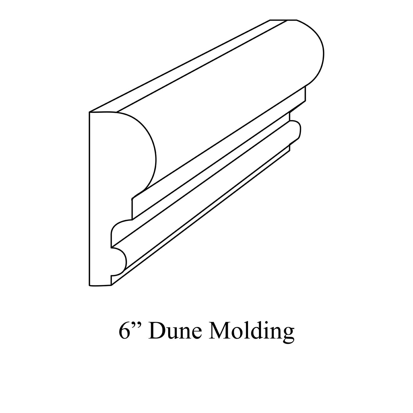 Dune Molding 6"