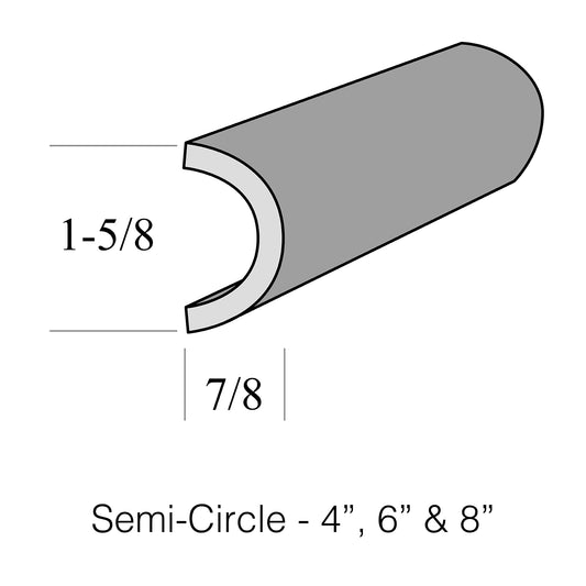 Semi-Circle 8"