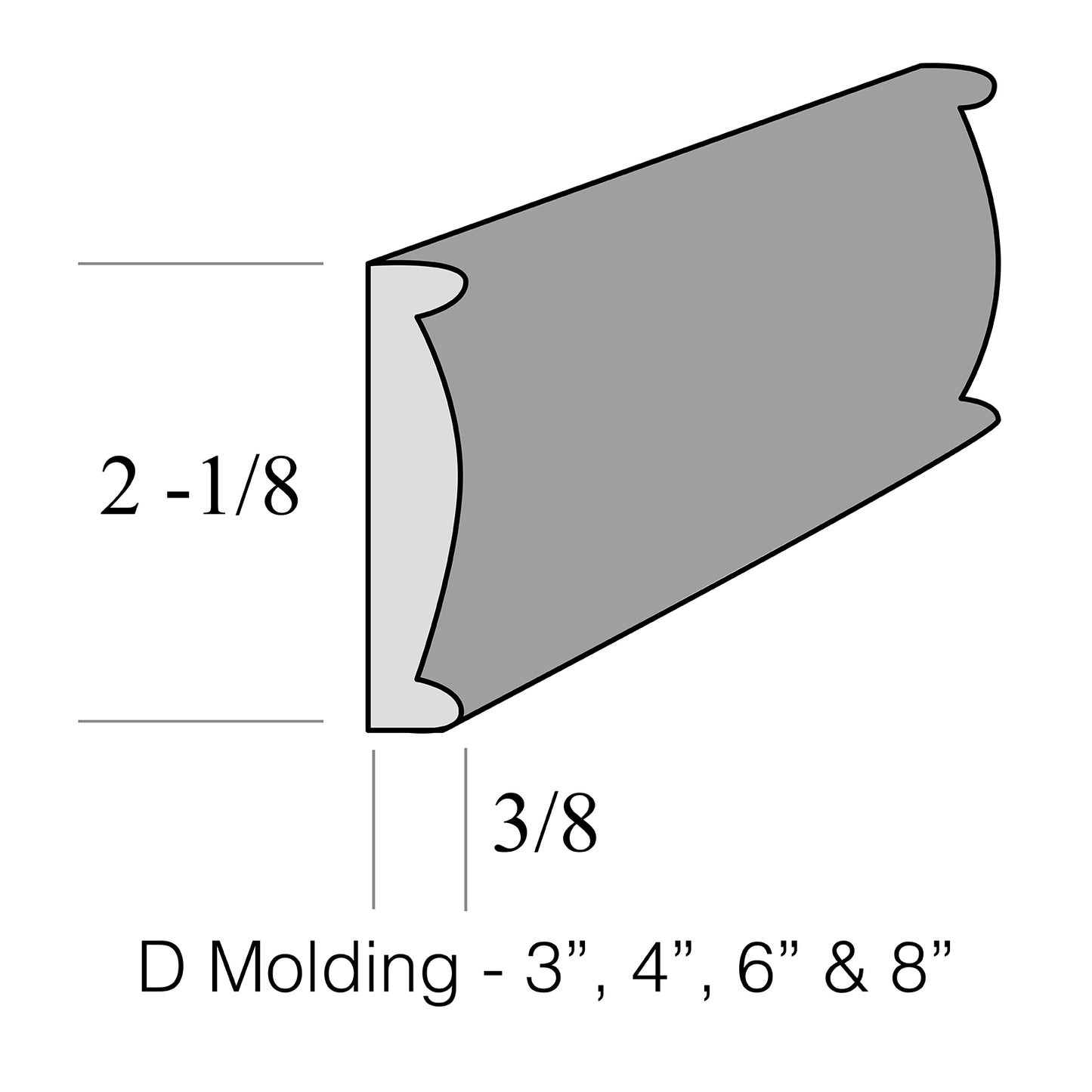 D Molding 3"