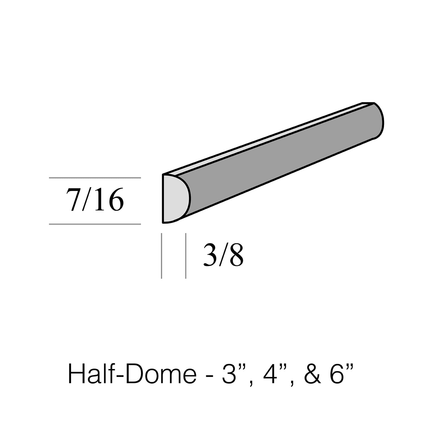 Half-Dome Liner 3"